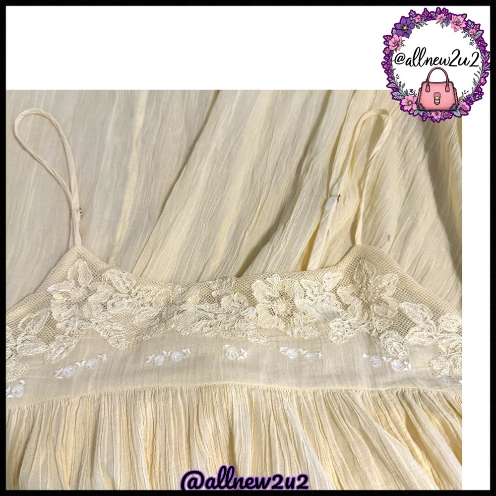Free People Confidently Lost Maxi Swim Cover Up Cream - Picture 8 of 16